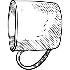 cup handdrawn illustration