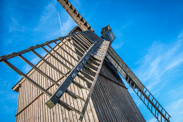 Fototapeta premium Old wooden windmill