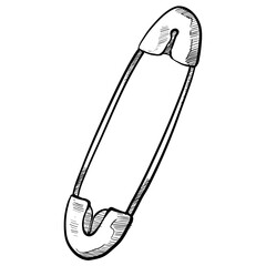 needle handdrawn illustration