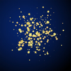 Magic stars vector overlay.  Gold stars scattered