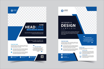 Flyer design, brochure template layout design. Corporate business annual report, catalog, magazine, flyer mockup