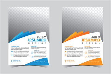 Flyer design, brochure template layout design. Corporate business annual report, catalog, magazine, flyer mockup