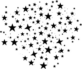 Naklejka premium Cluster Stars