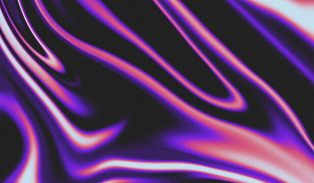 blur retro y2k white, pink and purple liquid wavy marble gradient background with liquify noise grainy texture