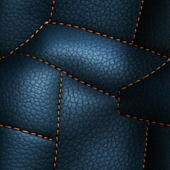 Seamless abstract leather pattern background - obrazy, fototapety, plakaty