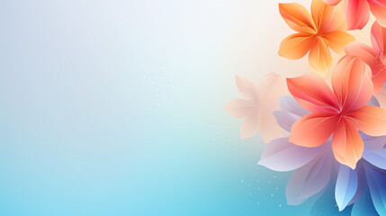 Obraz na płótnie Canvas Beautiful spring design with flowers