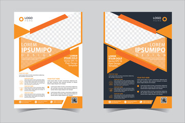 Flyer design, brochure template layout design. Corporate business annual report, catalog, magazine, flyer mockup