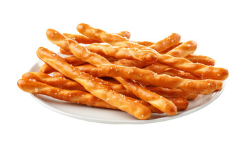 Satisfying Pretzel Treat isolated on transparent background