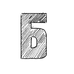 handmade black and white drawing, chalked inscription on the board in Russian