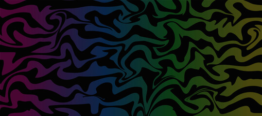 Fototapeta na wymiar abstract linear wavy dark colorful gradient background