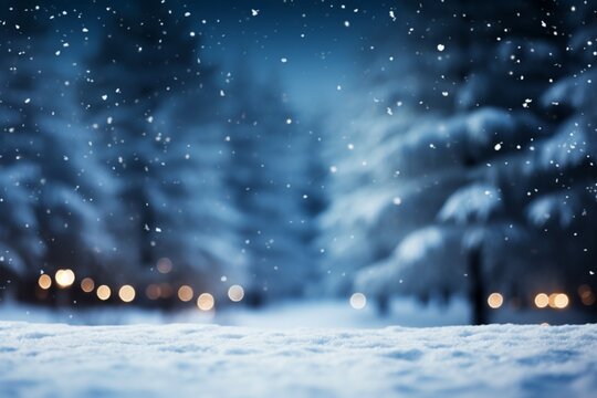 Festive winter background Snow wallpapers setting the mood for Christmas and New Year