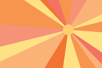 Solar Explosion Background. Sun Burst Effect with Waves. Swirl Vector Pattern. Twisted and Distorted Texture