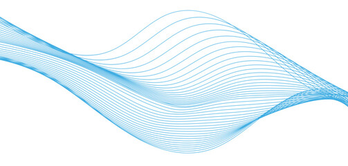 wave curvy line design elements with minimal texture. abstract futuristic tech background. Curved wavy line. Stylized line art background. Vector illustration.