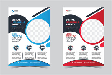 Flyer design, brochure template layout design. Corporate business annual report, catalog, magazine, flyer mockup