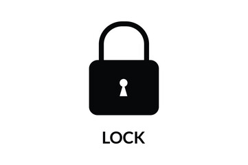 Secure Lock icon vector illustration
