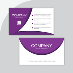 Creative and modern business card template 