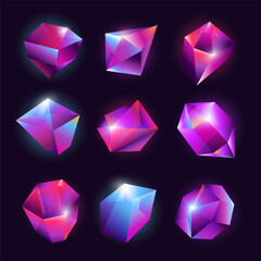 Gradient Geometric Crystals Set - 691383456