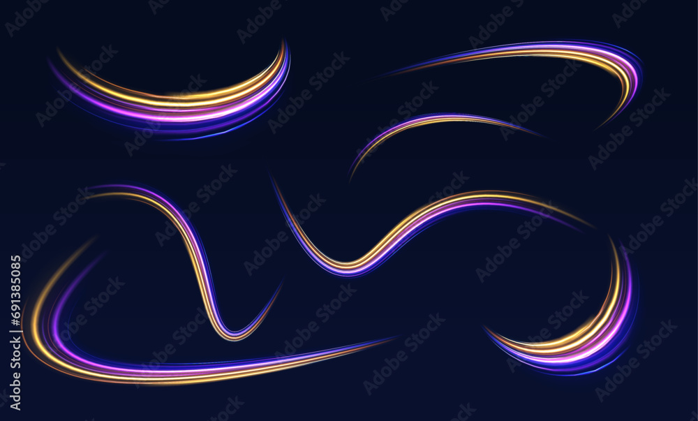 Poster big data traffic visualization, dynamic high speed data streaming traffic. laser beams luminous abst