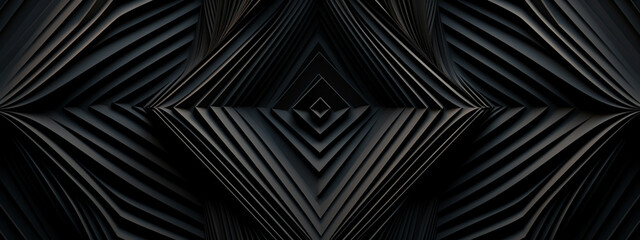 Modern black blue abstract background. Minimal. Color gradient. Dark. Web banner. Geometric shape. 3d effect.