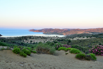 sand dunes - Ammothines, Gomati area, Lemnos island, Greece, Aegean Sea