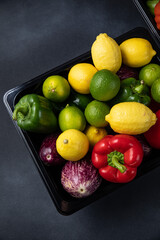 Food containers in the kitchen