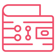 Electronic Wallet Icon Style