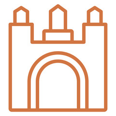 Dubai Gate Icon Style