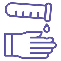 Chemical Spill Icon Style