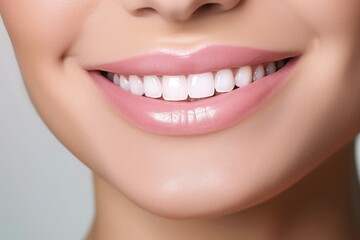 Fototapeta premium Radiant Smile with Perfect White Teeth
