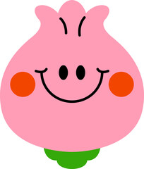 Flower Cartoon Cute Vector Art