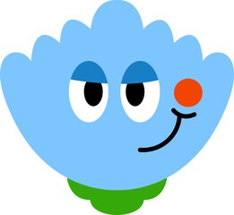 Flower Cartoon Cute Vector Art