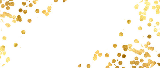 Gold Foil Gold glitter. Golden sparkle confetti. Shiny glittering dust.Suitable for backdrop, banner, wallpaper.