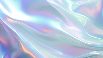 Fototapeta premium Abstract trendy holographic background. Real texture in pale violet, pink and mint colors with scratches and irregularities