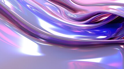 Image that features a fusion of liquid chrome elements, blending shiny and reflective surfaces, background image, generative AI