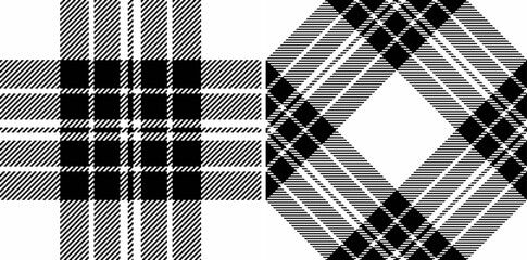 Textile texture plaid of tartan vector background with a check seamless fabric pattern.
