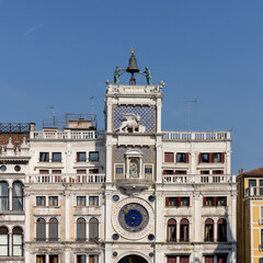 Torre dell Orologio - St Mark s clocktower in Venice, Italy