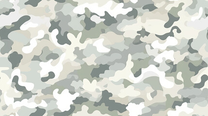 Seamless rough textured military, hunting, paintball camouflage pattern in light urban grey and army green palette.Camouflage pattern cloth texture background - obrazy, fototapety, plakaty