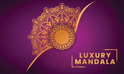 Luxury mandala background with golden arabesque pattern Arabic Islamic east style. Ramadan Style Decorative mandala.