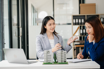 Customers who choose to buy a condominium room and a bank approve a loan for their purchase. Condominium and house loan interest rate from bank