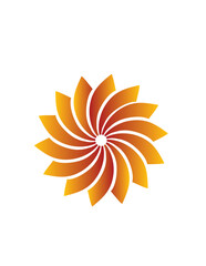 abstract floral design