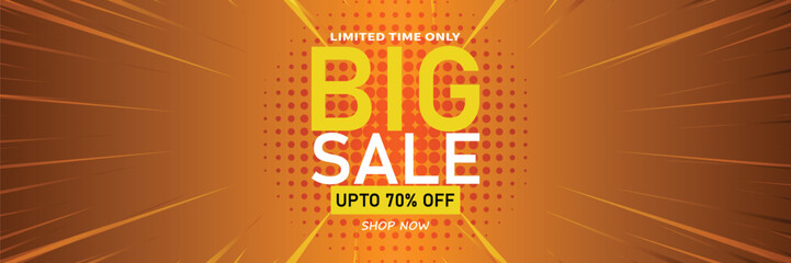 Sale banner template design . Super Sale, end of season special offer banner. vector illustration.