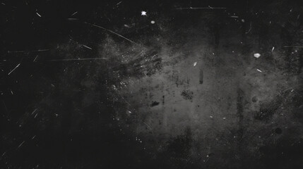  black and white white surface with a few star in the distance.Dust Dirt Particles Salt Snow Powder Spray. Authentic Black Rough Grunge Distressed Overlay Texture Surface..particles in space - obrazy, fototapety, plakaty
