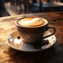 Cup of Coffee. 3d rendering
