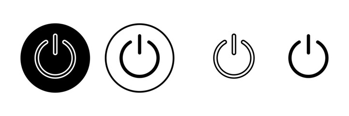Power icons set. Power Switch Icon. Start power icon