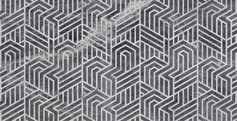 3d decorative geometric structure background pattern, digital ceramic tile, interior wall texture.