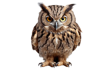 Owl Showcase On Transparent Background
