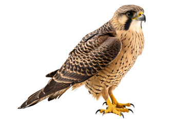 Falcon Majesty On Transparent Background