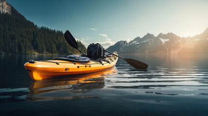 kayaking boat on the water
