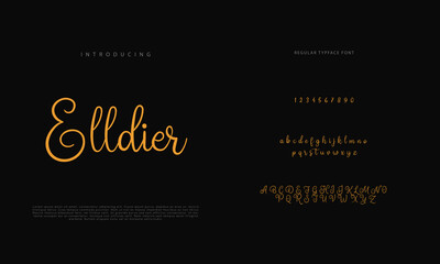 Signature Font Calligraphy Logotype Script Brush Font Type Font lettering handwritten
