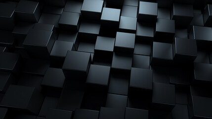 Background with a subtle illumination featuring a pattern of black squares. - obrazy, fototapety, plakaty